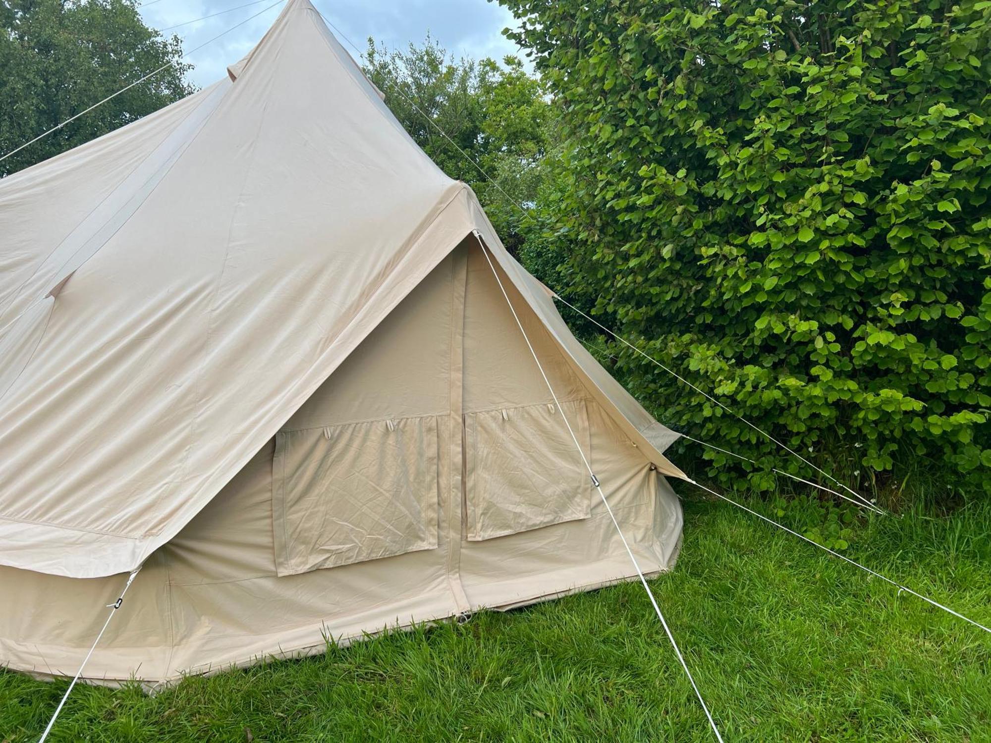Bluebell Tent At Ballyward Croft Ardkeen Bagian luar foto